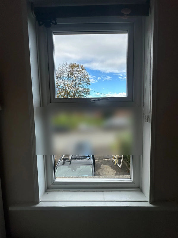 New clear glass fitted after emergency window repair by Pane Relief in Bristol