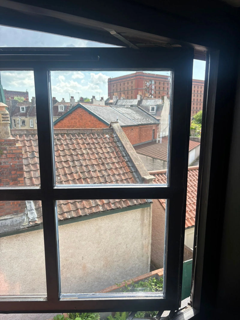 Sash window repaired and sealed eliminating draughts in Bedminster, Bristol